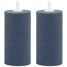 2 PCS Large Air Stones Cylinder,4"x 2" Aerator Bubbler for Aquarium or Fish Tank