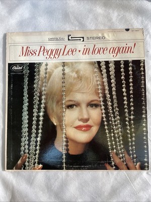 Peggy Lee - In Love Again! Vinyl Record - Capitol - ST - 1969 VG+