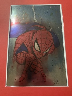 Amazing Spider-man #1 SDCC 2025 Peach Momoko Foil Variant.