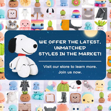 Crochet Kit for Beginners Amigurumi Crocheting Animals Kits W Step-By-Step Video