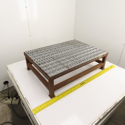 24'' x 32'' 1 Step Custom Industrial Machine Ladder Platform Top 10'' High