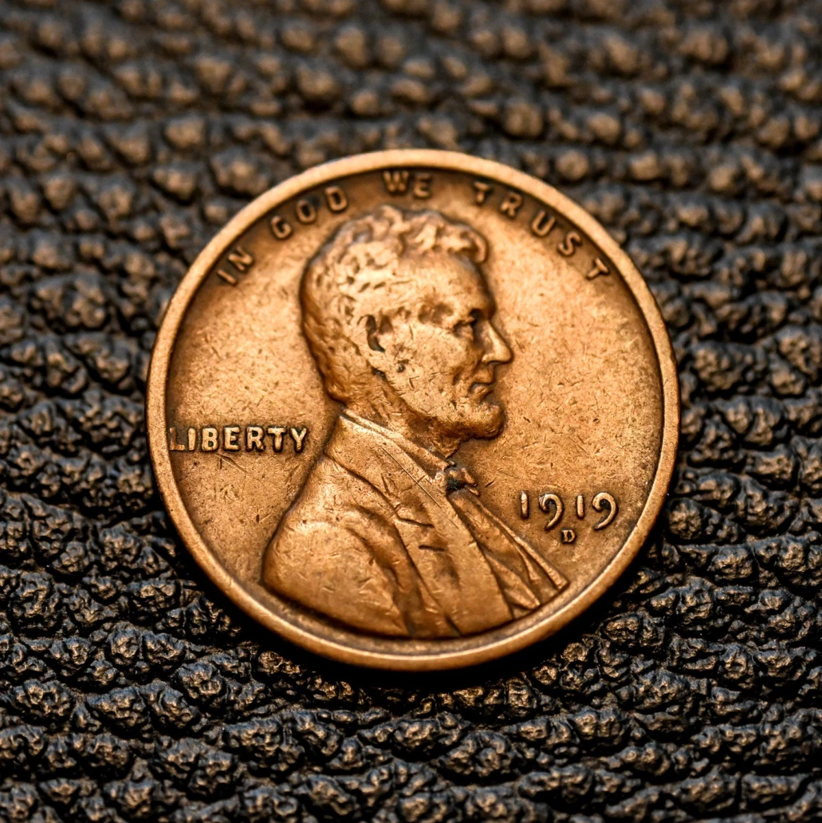 アメリカ 1919年 D 1セント リンカーン 古銭 麦 M26071698 25+ Denver 1919 Year Lincoln Wheat US Small Cents (1909-1958) for