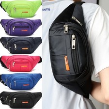 Men Women Fanny Pack Belt Waist Bag Cross Body Sling Shoulder Travel Sport Lot