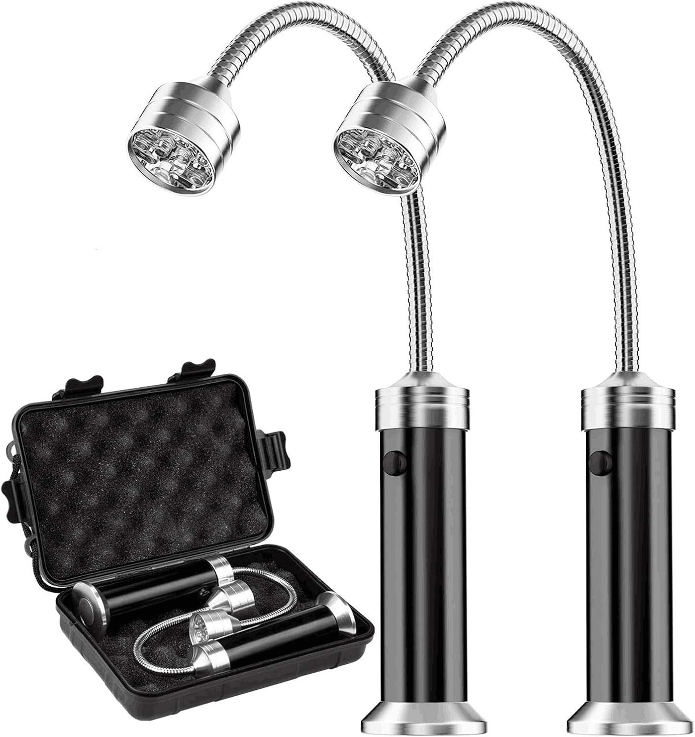 MojiDecor BBQ Barbecue Grill Light, Magnetic 360 Degree Adjustable BBQ Light Se