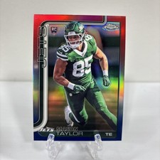 2025 Topps Chrome MASON TAYLOR Red White Blue Refractor (RC)