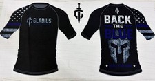 Gladius CombatWear 'Rash Guard" Back the Blue Series Size XL