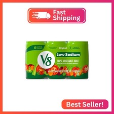 V8 Low Sodium Original 100% Vegetable Juice, ...