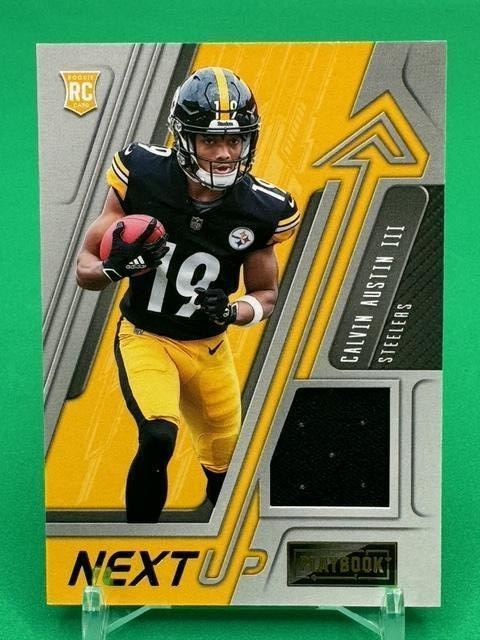 2022 Panini Playbook #NU-33 Calvin Austin III Next Up ☘️235