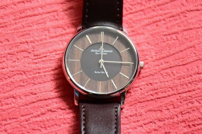 Jacques Lemans Solar Uhr mit veganem Apfel Leder Band