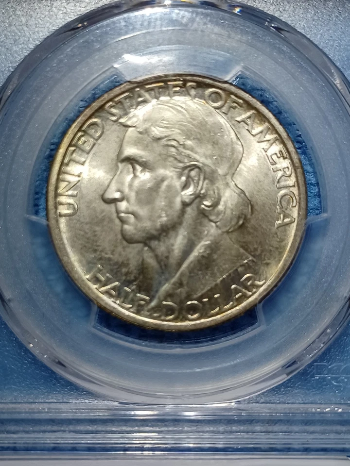 1936 Boone Commemorative Half Dollar PCGS MS66 Frosty Workingman Luster - Image 3 of 4