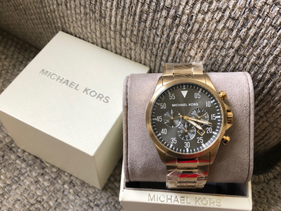 New in box Michael Kors Men's Gage MK8361 Watch RETAIL $275 | eBay