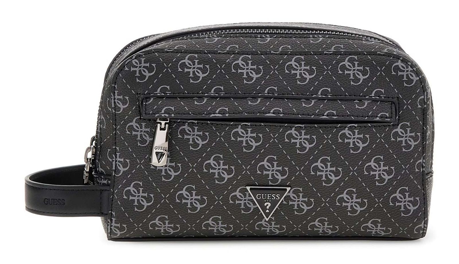 GUESS toiletry bag Milano Necessaire S Dark Black