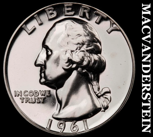 1961 Washington Quarter- Silver Choice Gem Proof Luster #i380