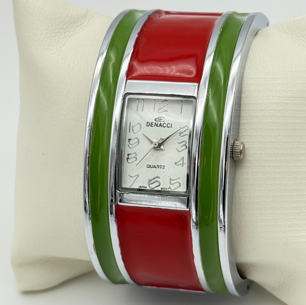 Montre Femme DENACCI Quartz - Design élégant, Boîtier Acier, Cadran Blanc - NEUVE Avec étiquettes