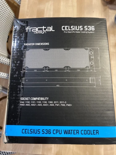Fractal Design Celsius S36 liquid FD-WCU-CELSIUS-S36-BK - Picture 3 of 7
