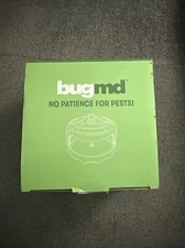 BugMD Termination Station Trap Combination of Light Heat & Glue Trap Open Box