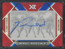 2018 Panini XR Luminous Endorsements Blue Ronald Jones II Auto 40/49 Tampa Bay
