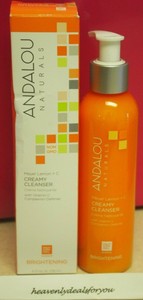 andalou naturals creamy cleanser