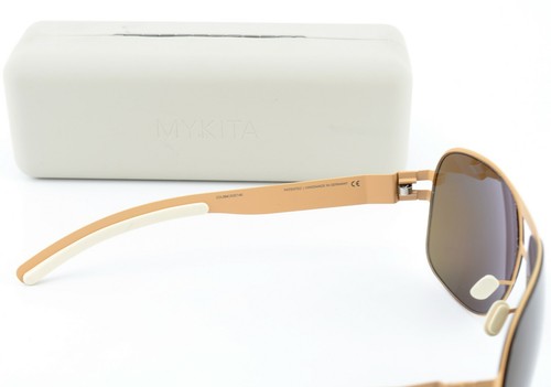 MYKITA Sonnenbrille No.1 Sun CLIFFORD Col094 62-12 Nude Brown Pilot M-L Germany - Picture 10 of 12