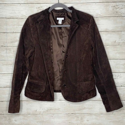 charter club leather jacket