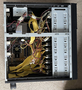 12 Hard Drive Asus P4800-X Rare Big Tower Desktop Computer 2.80GHz Sony DVD NY