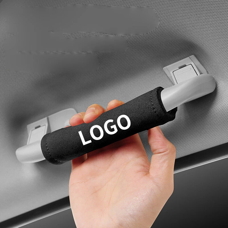 2PCS Suede Leather Roof Sunroof Handle Cover Protective Cover for Honda New Foto 2 de 4