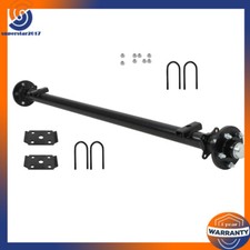 Trailer Axle 3500lbs 5lug Trailer Cargo Dump Utility Axle U-bolt Kit Trailer Axle 3500lbs 5lug Trailer Cargo Dump Utility Axle U-bolt Kit