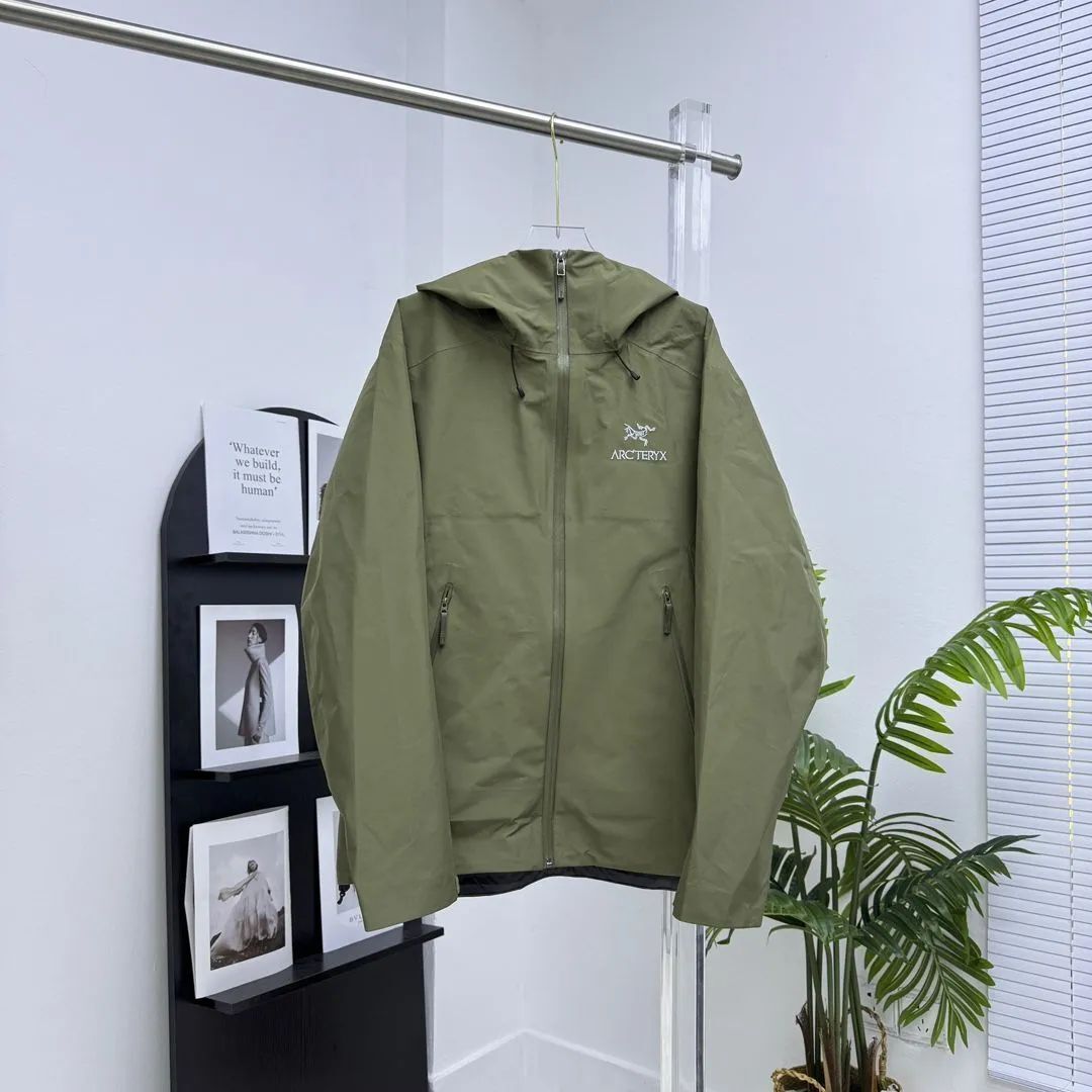 ARC'TERYX vedi descrizione taglia S 3XL Arcteryx giacca impermeabile antivento zip davanti verde