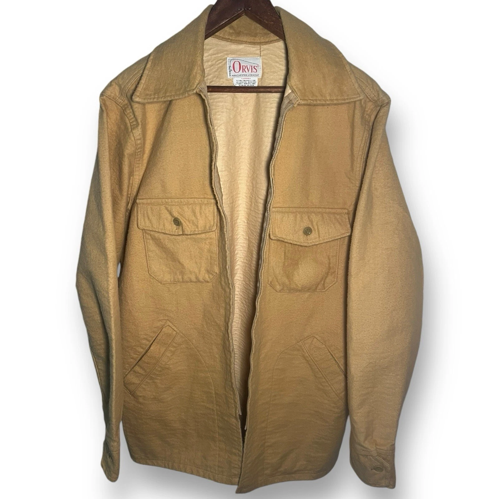 Vintage 1970s Orvis Hunting/Fishing Field Jacket Cotton/Gore-Tex Medium *READ*