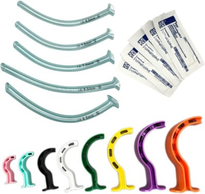 Endure Airway Emergency Kit - 8 Sizes Berman OPA + 5 Sizes NPA + 5 Packs Jelly