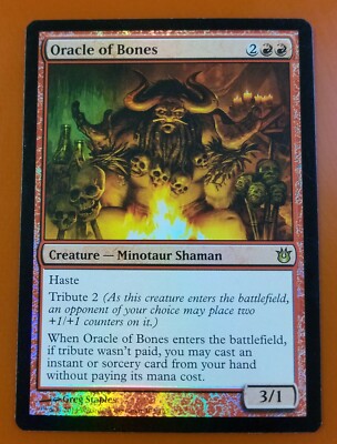 mtg oracle card reference 1x Oracle of Bones | FOIL | Born of the Gods | MTG Magic Cards