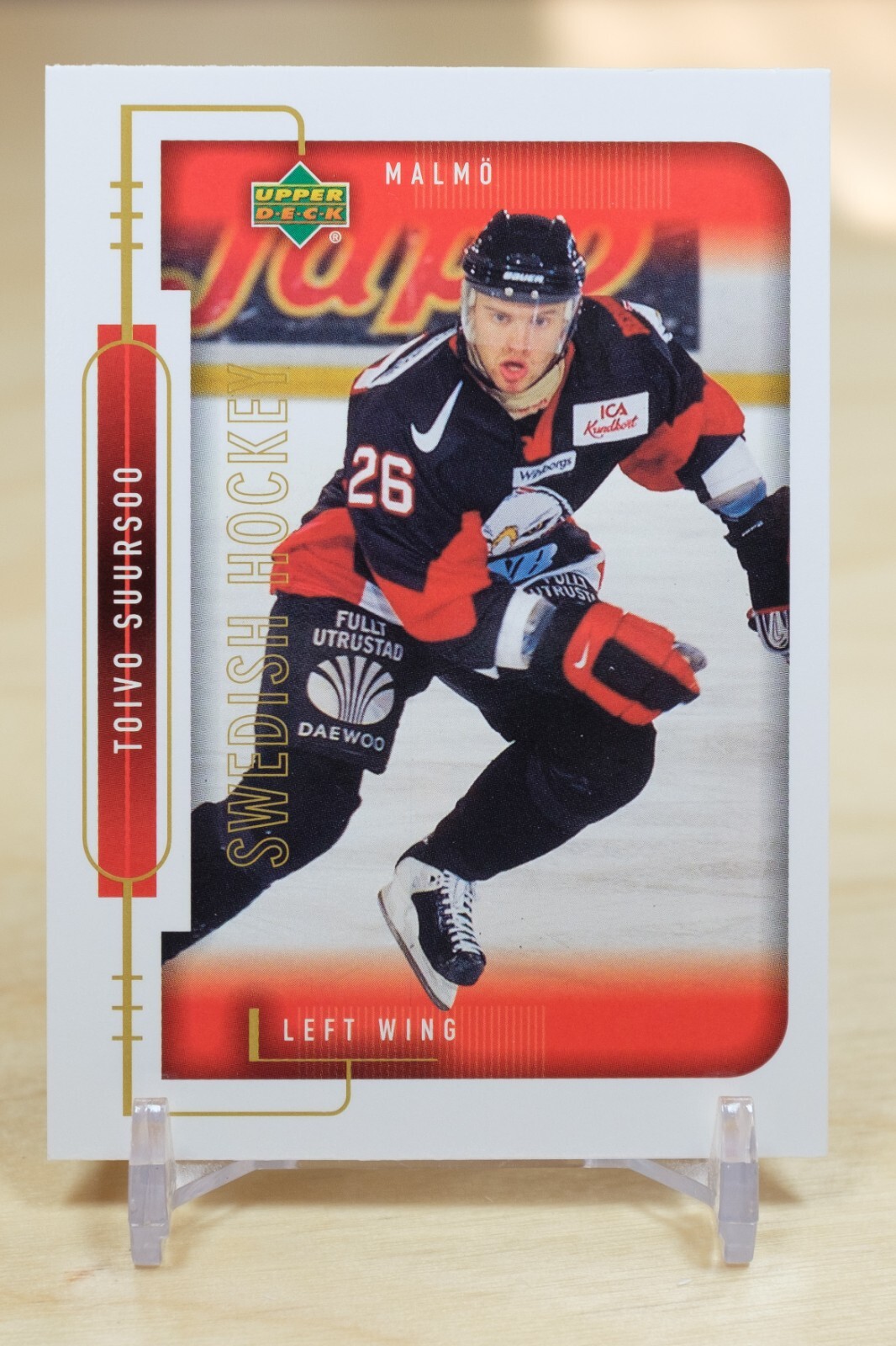 1999-00 Upper Deck Swedish Base #167 Toivo Suursoo - Malmo