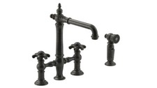 Kohler 76519-3M-2BZ Artifacts Bridge FCT Primary W/Prong, Oil-Rubbed Bronze