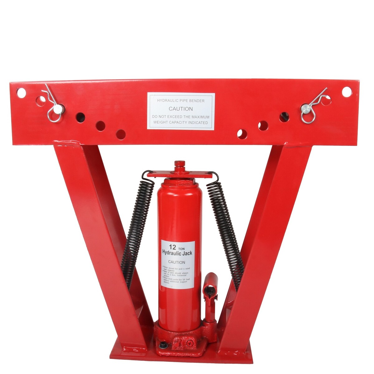 12 Ton Pipe Bender Manual Hydraulic Piping Bending Exhaust Tube