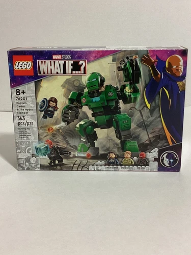 New LEGO 76201 Captain Carter & Hydra Stomper What IF?  Marvel Super Heroes