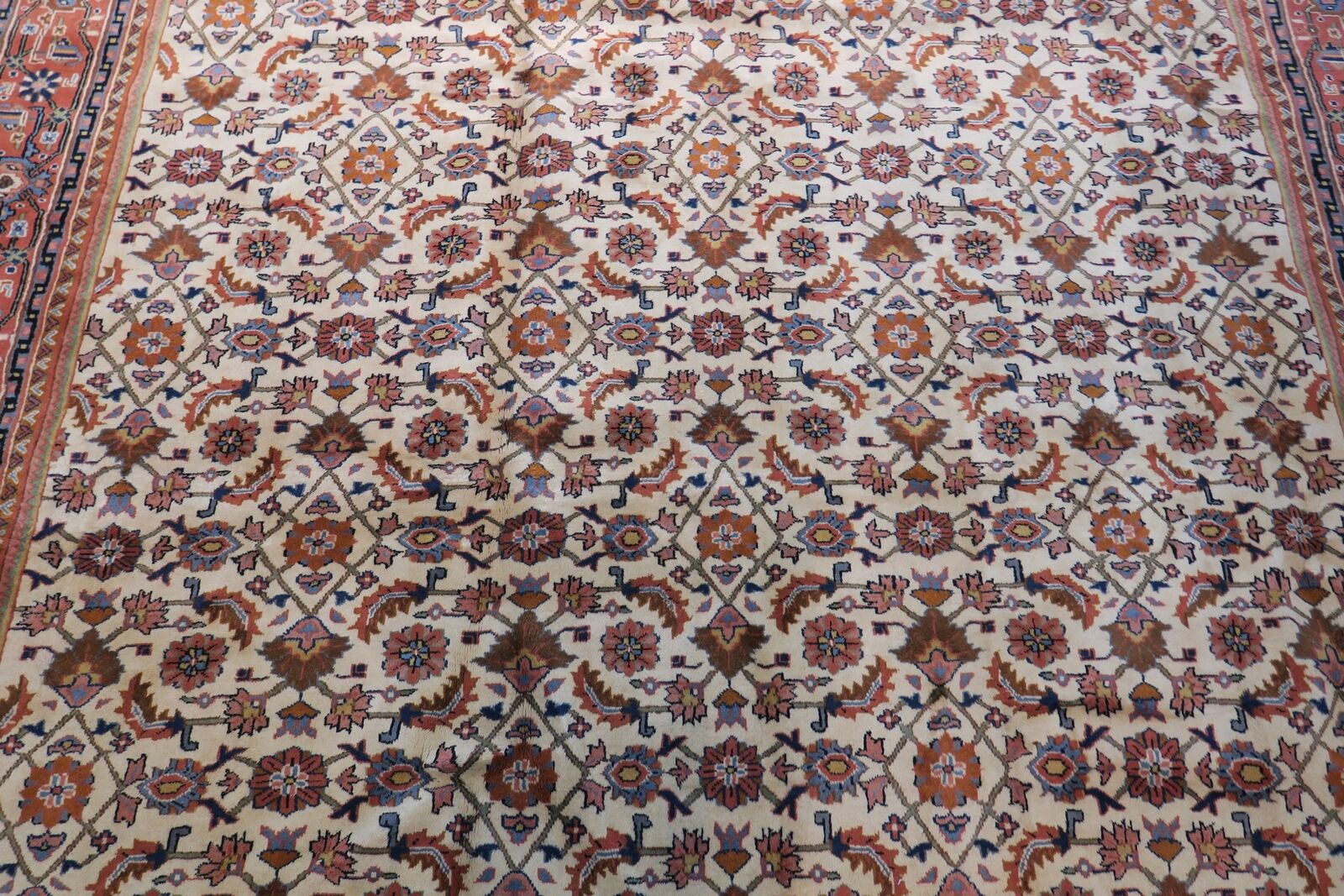 Authentic  Wool RNRN-180 7'8'' x 10'9'' Persian Mahal Rug