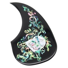 Thickened Black Abalone Shield Acoustic Guitar Pickguard for Most Martin Guitar