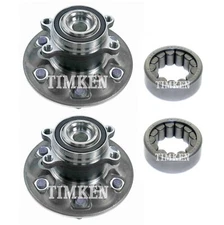 Front & Rear Wheel Bearings & Hubs Kit Timken For Colorado Canyon RWD 06-08 Z85