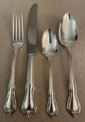 Vintage W.A. Rogers Glenrose-Woodcliff Silver Overlaid ONEIDA, LTD 4 Pcs