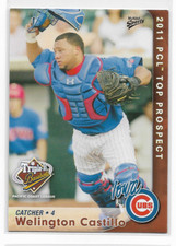 Wellington Castillo 2011 Pacific Coast League Iowa Cubs Rookie Card #12