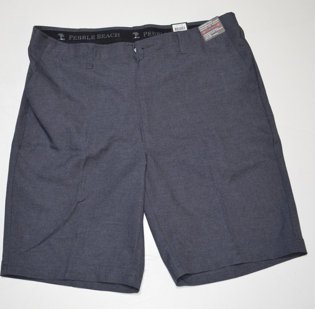 Pebble Beach Dry Luxe Performance Men's Gray Shorts eBay