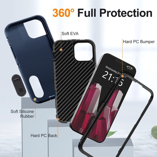 For Apple iPhone 11 Heavy Duty Case Stand Holder Phone Cover / Screen Protector - Picture 30 of 37