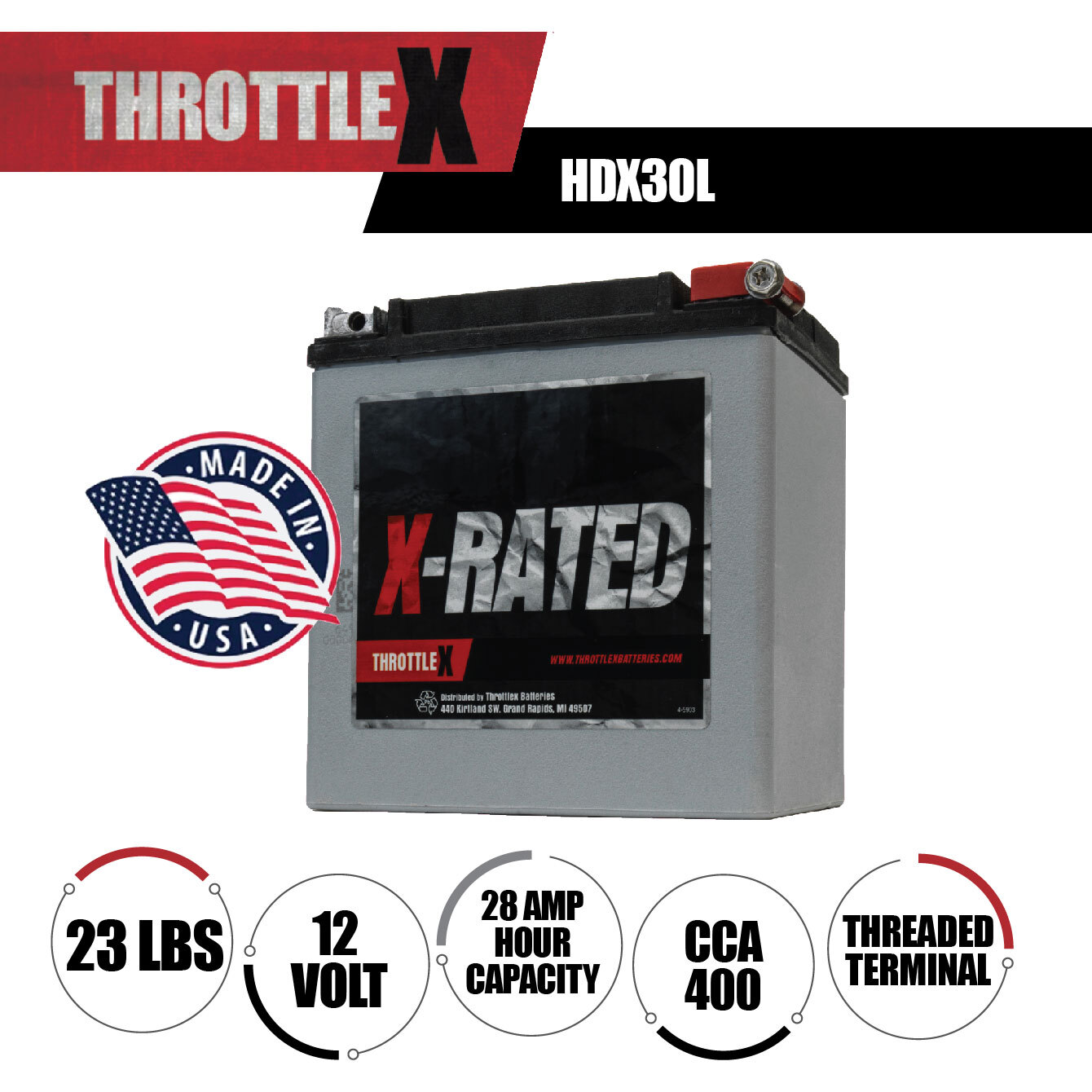 Throttlex Hdx30l Original Equipment (Oe) Harley Davidson Replacement