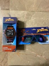 Marvel Spider-Man Sunglasses and LED Watch
