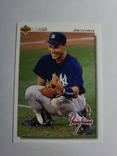 JIM LEYRITZ 1992 UPPER DECK BASEBALL CARD # 117 D5005