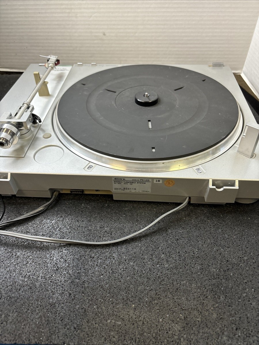 SONY ソニー ターンテーブル PS-LX3 SONY ソニー ターンテーブル PS-LX3 - メルカリ