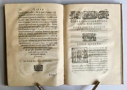 1583 HISTORY of ITALY by Francesco Guicciardini in ITALIAN antique 16th CENTURY - Picture 6 of 10