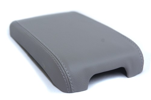 Gray Synthetic Leather Center Console Armrest Cover For Lexus LX470 2003-2009