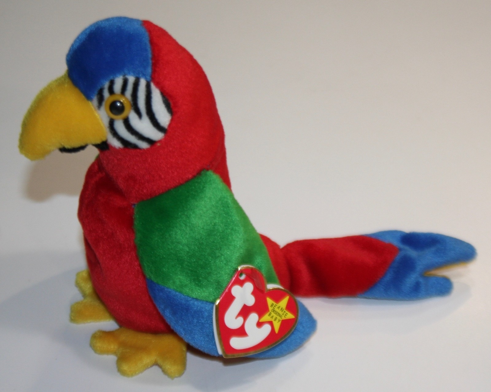 Ty Beanie Babies JABBER The Parrot Ty Beanie Baby Collection Retired 1997 NWT eBay