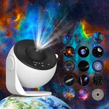 12 in 1 LED Galaxy Projektor Sternenhimmel Lampe Nebula Starry Erde Nachtlichter